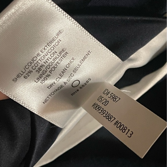 Express Men's Suit Over Coat/Jacket Blazer Double-Breasted Dark Blue Slim Sz S/P - Picture 5 of 14